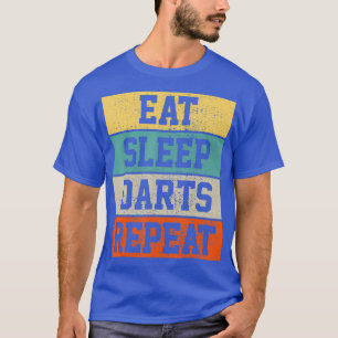 T-shirt Darts Dart Player Retro Vintage Funny Cadeau