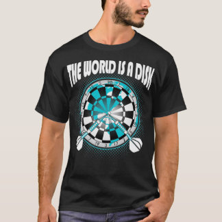 T-shirt Darts Don Le Monde Est Un Disque Darts