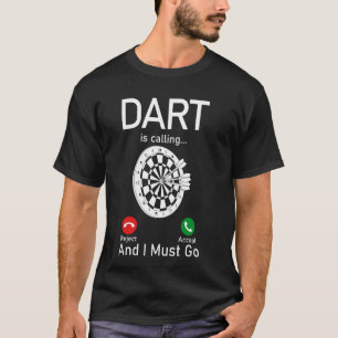 T-shirt Darts Funny Dart Appelle Et Je Dois Y Aller Garçon