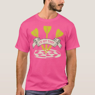 T-shirt Darts Id Touché Ce Bullseye