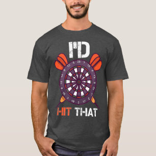 T-shirt Darts Id Toucher Ce Bar 180 Game Team Club