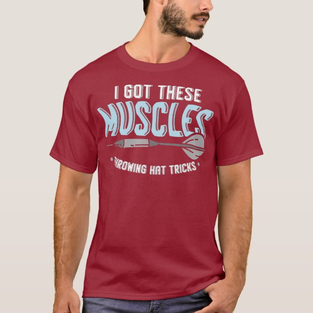 T-shirt DARTS II Jetant des traits Casquettes (Devant)