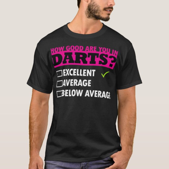 T-shirt Darts Joueur Drôle Darts Dit (Devant)