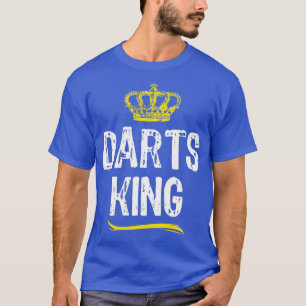 T-shirt Darts King Hommes Joueur Drôle Cool Cadeau