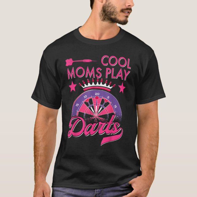 T-shirt Darts Women Dartboard Girls Dart Player Darting Da (Devant)