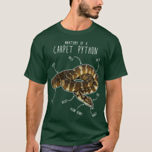 T-shirt Darwin animal Python Snake Anatomie