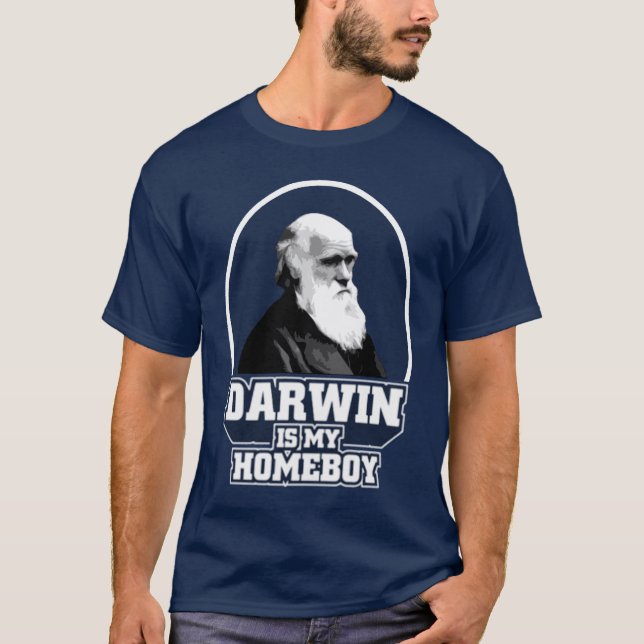 T-shirt Darwin est mon Homeboy (Devant)