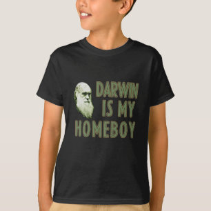 T-shirt Darwin est mon homeboy