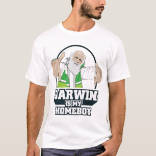 T-shirt Darwin est mon Homeboy (polychrome)