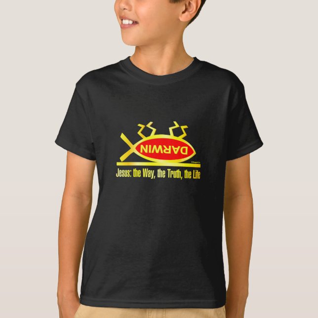 T-shirt Darwin est mort (Devant)