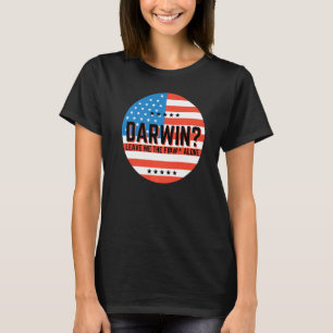 T-shirt Darwin Laisse-Moi Aller Seule Faisons Aller Darwin