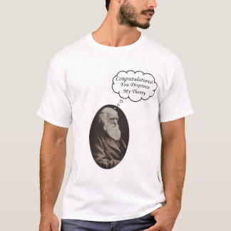 T-shirt Darwin réfutent la théorie