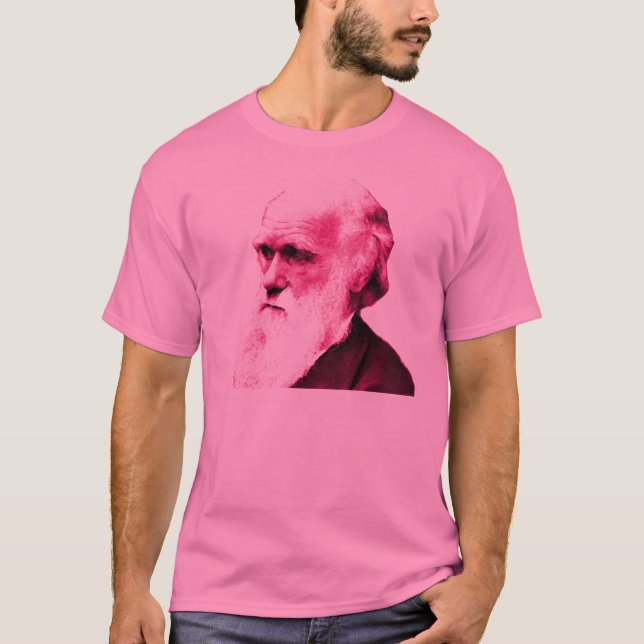 T-shirt Darwin rose (Devant)