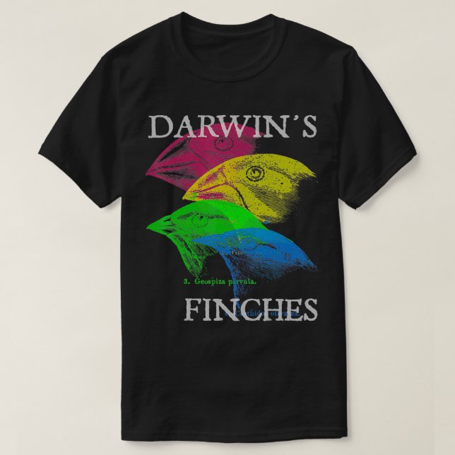T-shirt Darwins Finitions Evolution Science Biologie Profe (Design devant)