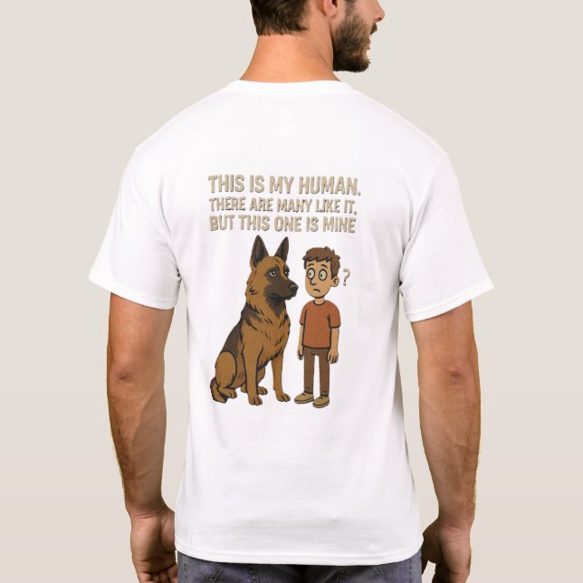 T-Shirt Das ist mein Mensch  (Rückseite)