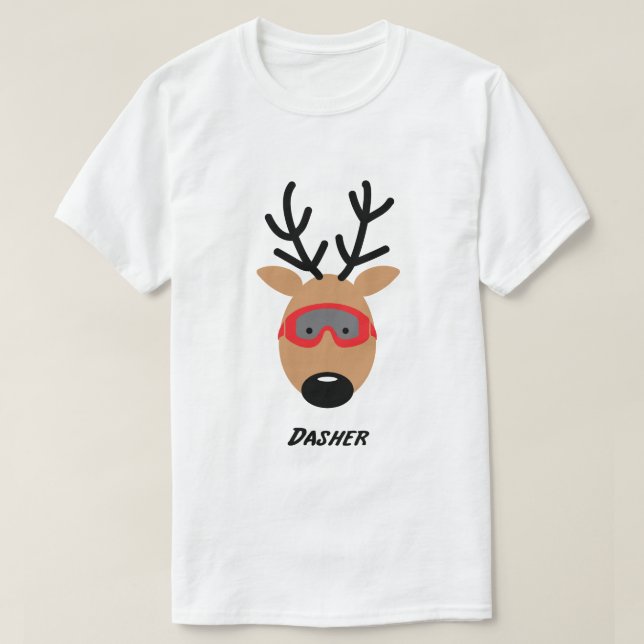 T-shirt Dasher Reindeer (Design devant)