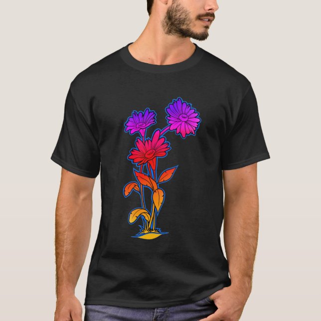 T-shirt Dasies SundownArt (Devant)