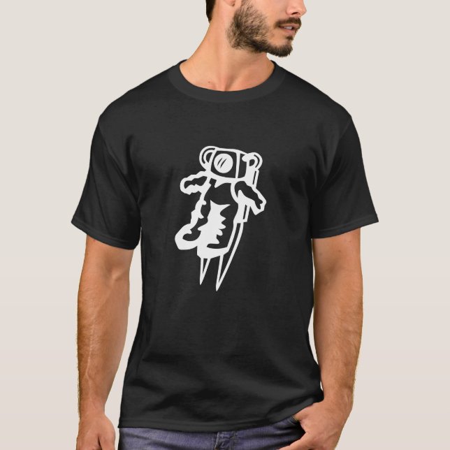 T-shirt d'astronaute d'astronaute (Devant)
