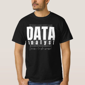 T-shirt Data Analyst Design - J'ai une feuille de calcul