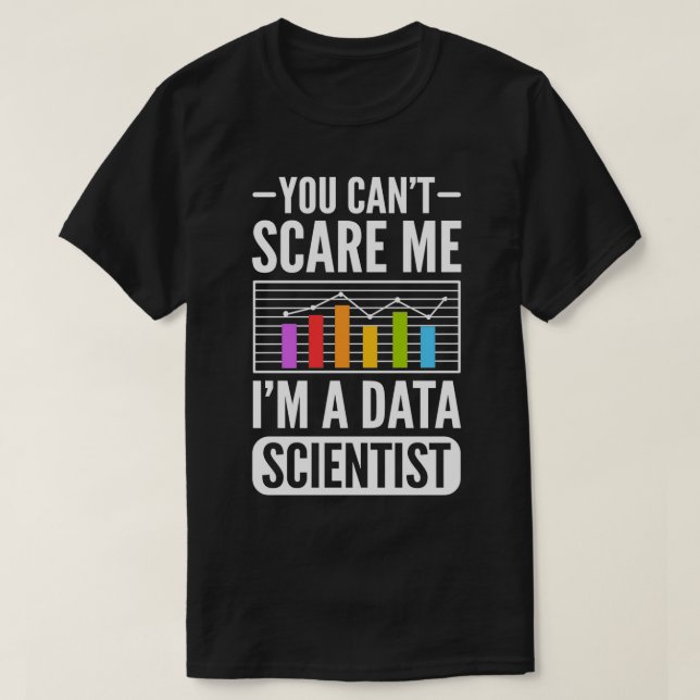 T-shirt Data Science Big Data Analyst Pour Data Scientist (Design devant)
