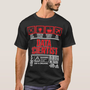 T-shirt Data Scientist Faits Analyste de données Informati