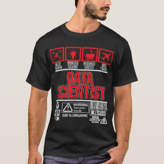 T-shirt Data Scientist Faits Analyste de données Informati