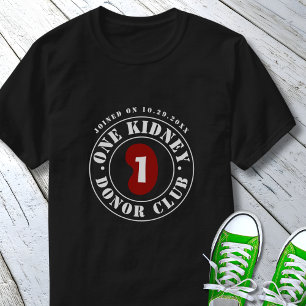 T-shirt Date de transplantation du club des donneurs de re