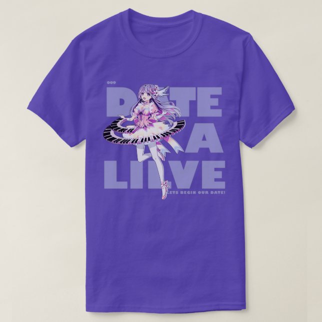 T-shirt Date : en direct Miku Izayoi (Design devant)