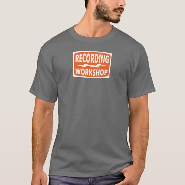 T-shirt d'atelier d'enregistrement (Devant)