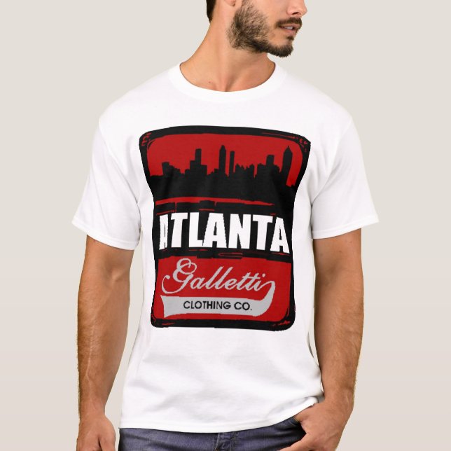 T-SHIRT D'ATLANTA EDUN D'HOMMES DE GALLETTI (Devant)