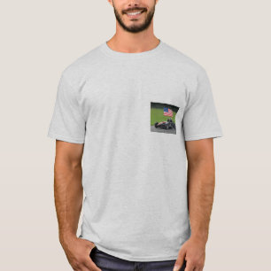 T-shirt d'atome d'Ariel avec le drapeau