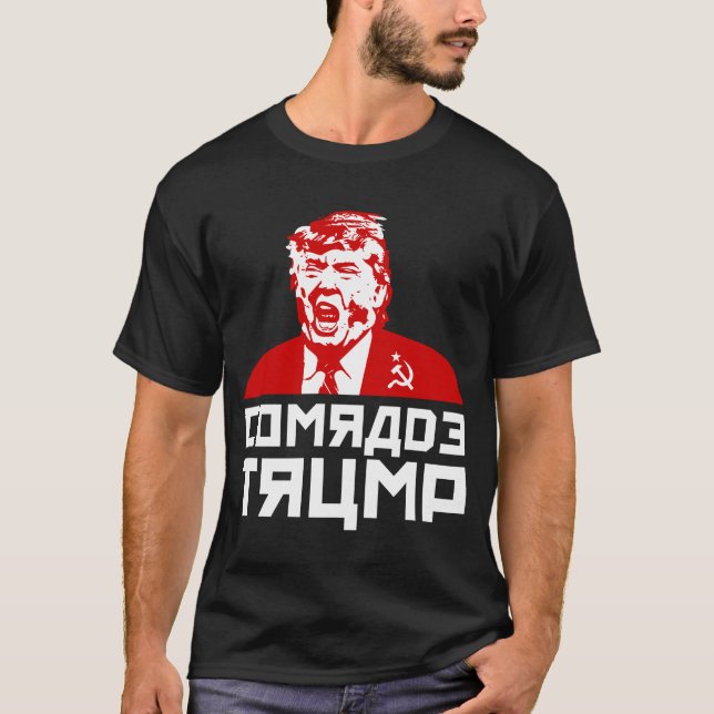 T-shirt d'atout : "CAMARADE TRUMP " (Devant)