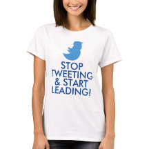 T-shirt d'atout : "CESSEZ DE GAZOUILLER ET