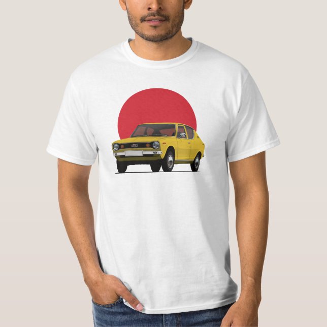 T-shirt Datsun Cherry E10 100A/120A - soleil rouge 9 coule (Devant)