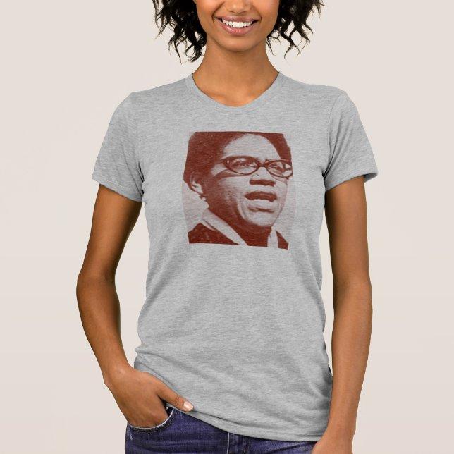 T-shirt d'Audre Lorde (gris de Heather) (Devant)