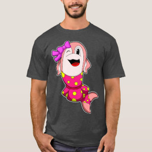 T-shirt Dauphin au ballet avec nœud de jupe
