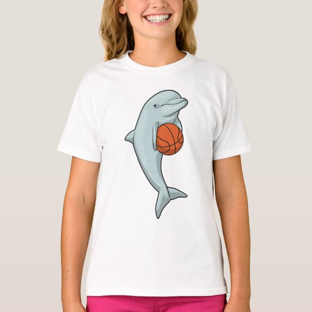 T-shirt Dauphin au Basketball Sports (Devant)