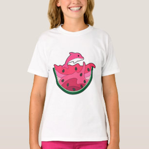 T-shirt Dauphin avec pastèque