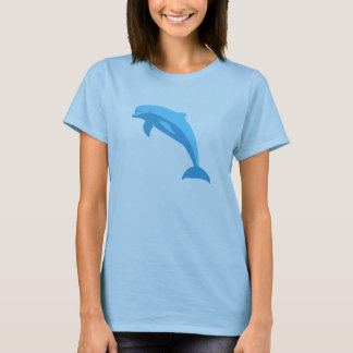 T-shirt Dauphin bleu