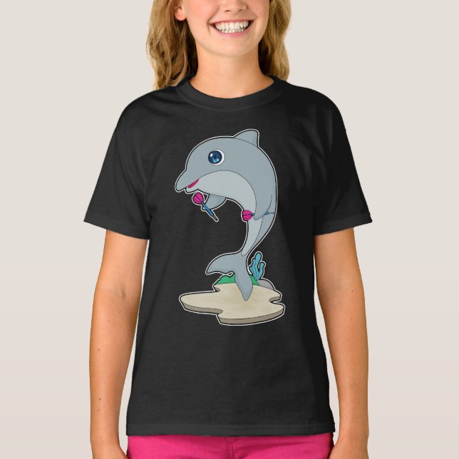 T-shirt Dauphin Darts Dart (Devant)