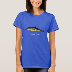 T-shirt Dauphin Delphinus Delphis, Animaux Marins Rétro