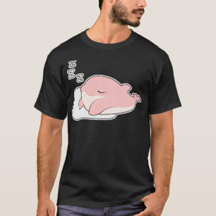 T-shirt Dauphin dormant sur Coussin