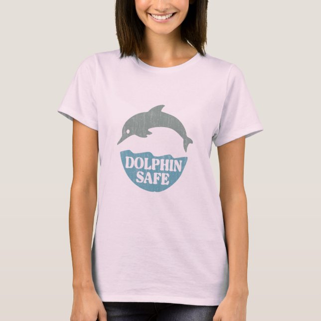T-shirt Dauphin en sécurité (Devant)