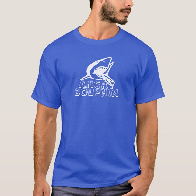 T-shirt Dauphin fâché (Devant)