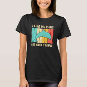 T-shirt Dauphin Pour Hommes Femmes Dauphin Beluga Poisson