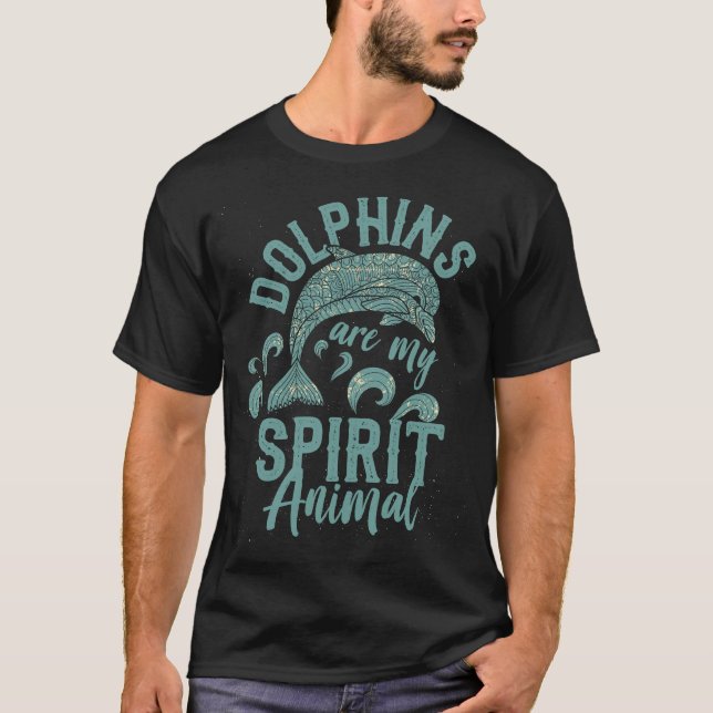 T-shirt Dauphin spirituel (Devant)