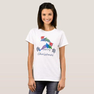 T-shirt Dauphins de Noël