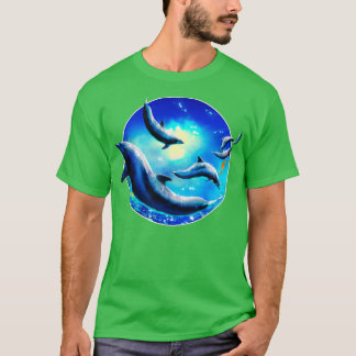 T-shirt Dauphins sous-marins 3