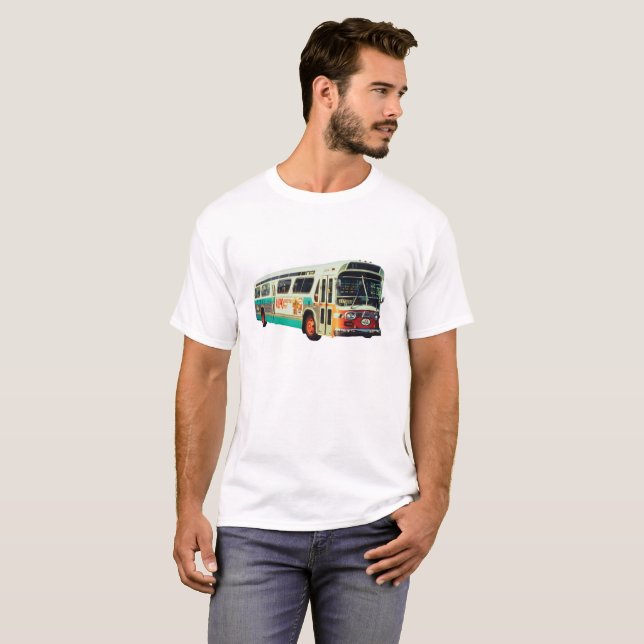 T-shirt d'AUTOBUS de TRANSIT à C.A. de VIEILLE (Devant entier)