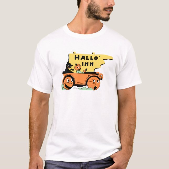 T-shirt d'automobile de Halloween des années 1930 (Devant)